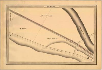 Erie Canal Survey, Danube showing Smith and Van Alstyne 
