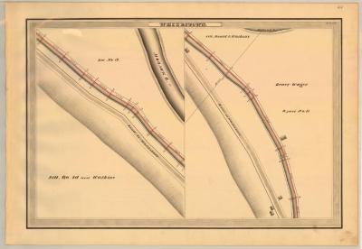Erie Canal Survey, Whitestown showing Mohawk River 