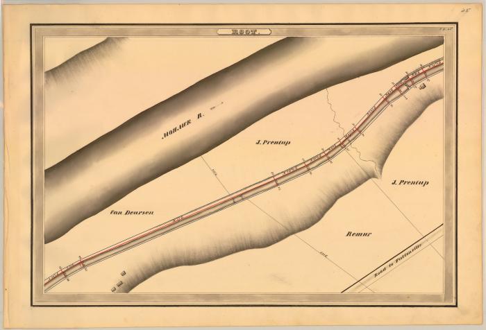 Erie Canal Survey, Root showing Prentup and Remur 