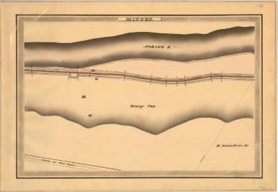 Erie Canal Survey, Minden showing Cox and Saunders Jr. 