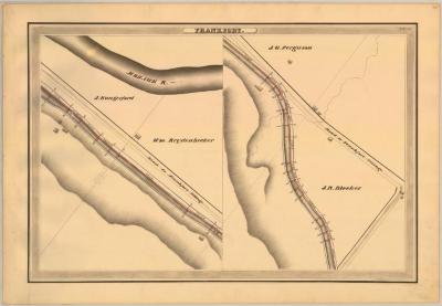 Erie Canal Survey, Frankfort showing Brydenbecker and Bleeker 