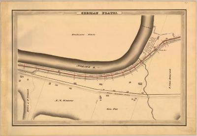 Erie Canal Survey, German Flatts showing the Mohawk River and Herkimer Flats 