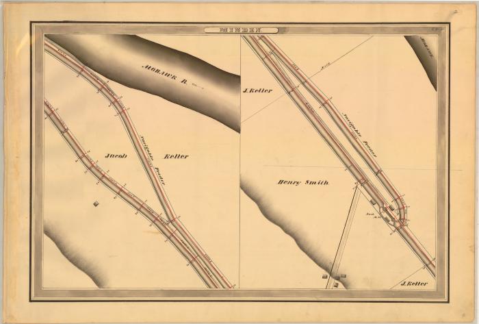Erie Canal Survey, Minden showing Keller and Smith 