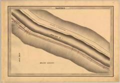 Erie Canal Survey, Danube showing Mohawk River and Turnpike to Schenectady 