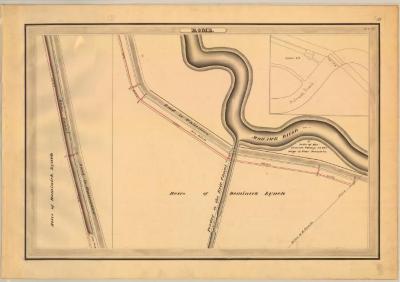 Erie Canal Survey, Rome showing Mohawk River and Feeder to the Erie Canal 
