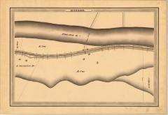 Erie Canal Survey, Minden showing Mohawk River and Rope Ferry 