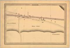 Erie Canal Survey, Minden showing Lock Number 14 and Road to Fort Plain 
