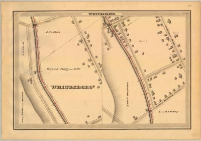 Erie Canal Survey, Whitestown showing Town of Whitesboro 