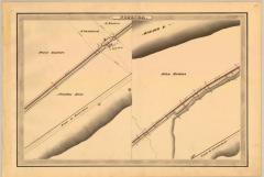 Erie Canal Survey, Florida showing Lock No. 20 and the Road to Rotterdam 