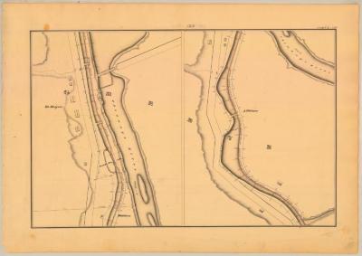 Chenango Canal Survey, Greene showing Chenango River and Lock No. 103 