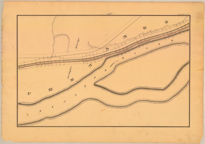 Chenango Canal Survey, Chenango showing Eldredge and Chenango River