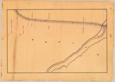 Chenango Canal Survey, Norwich showing Canal and Kanesarocta Creek 