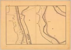 Chenango Canal Survey, Greene showing Chenango River and Lock No. 103 