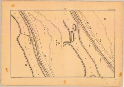 Chenango Canal Survey, Greene showing two views of Canal, Haynes and Reed 