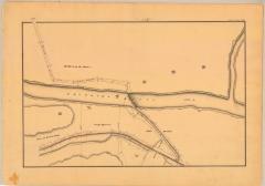 Chenango Canal Survey, Oxford showing Chenango River, Guard Bank, Feeder 4 and Lock No. 100 
