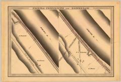 Erie Canal Survey, Florida, Princetown and Rotterdam showing County and Town Lines 