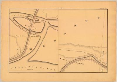 Chenango Canal Survey, Chenango showing two views of the Canal and Lock No. 109 