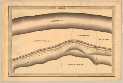 Erie Canal Survey, Glen showing Conner and Yates 