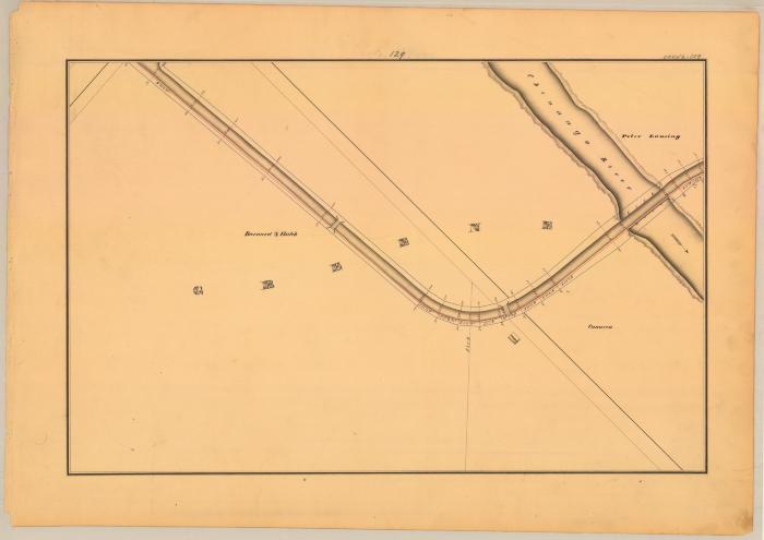 Chenango Canal Survey, Greene showing Barnard and Hatch and Chenango River 