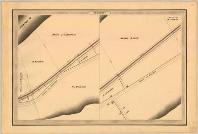 Erie Canal Survey, Glen showing Enders and Houck 