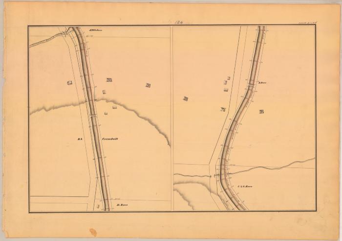 Chenango Canal Survey, Greene showing Crandall and Race 