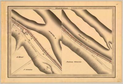 Erie Canal Survey, Florida showing Blood and Stanton 