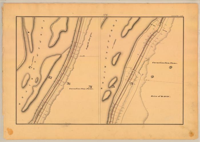 Chenango Canal Survey, Chenango showing two views of Canal and Lock No. 111 