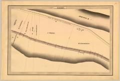 Erie Canal Survey, Glen showing Mohawk River and Road to Smith Town or Auriesville 