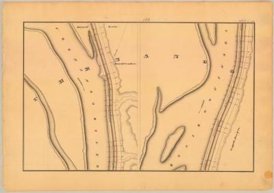 Chenango Canal Survey, Chenango showing two views of Canal, Crocker and Leggete 
