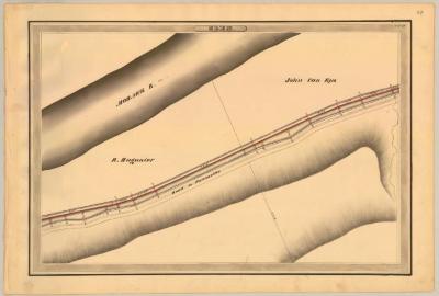 Erie Canal Survey, Glen showing Hugunier and Van Eps 