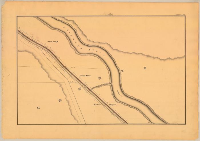 Chenango Canal Survey, Greene showing Grey, Thompson and Chenango River 