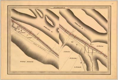 Erie Canal Survey, Florida showing Stanton and Philips 