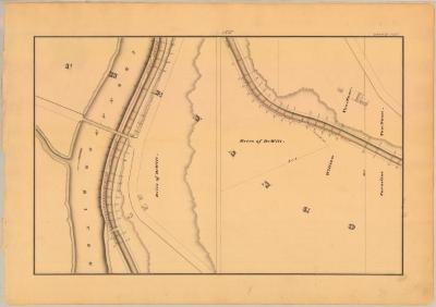 Chenango Canal Survey, Chenango showing two views of Canal,VanName and DeWitt 