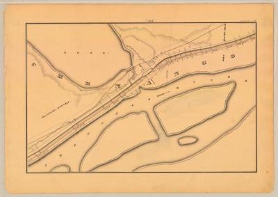 Chenango Canal Survey, Chenango showing Large pond, Chenango River and Lock No. 108