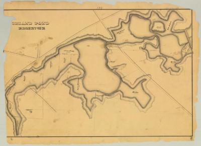 Chenango Canal Survey, Madison showing Leland Pond Reservoir and Horton 