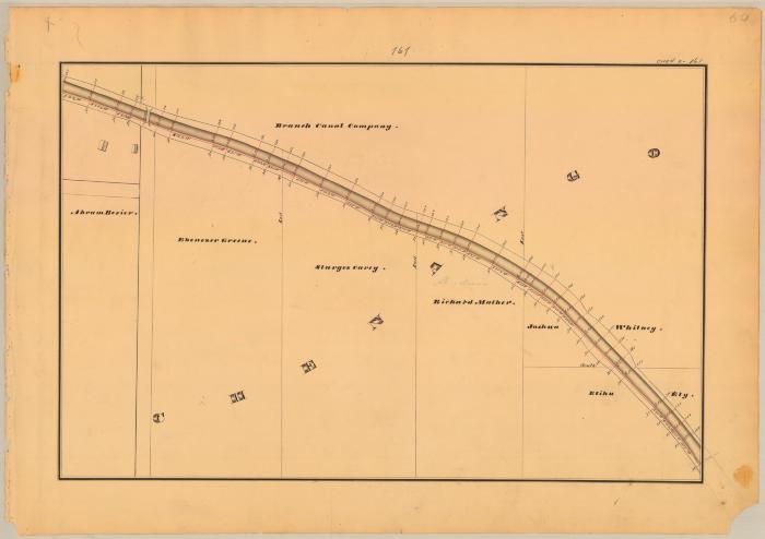 Chenango Canal Survey, Chenango showing The Branch Canal Company, Greene and Ely 
