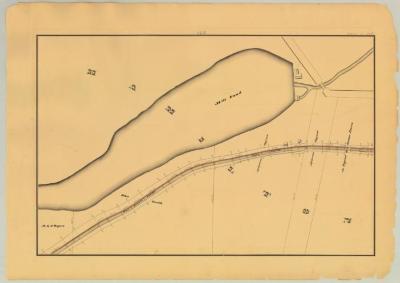 Chenango Canal Survey, Hamilton showing West Branch Feeder and Mill Pond 