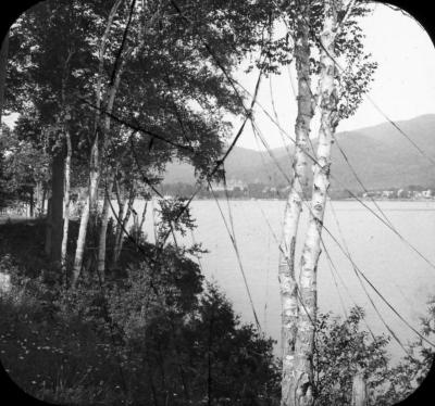 New York. Lake George, southern end, showing Caldwell