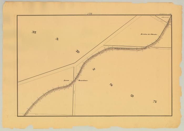 Chenango Canal Survey, Madison showing Madison Brook Feeder, Gardner and Woodman 