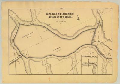 Chenango Canal Survey showing Bradley Brook Reservoir and Hoppin 