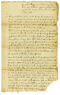 An act to remove doubts respecting judgment, bonds given to the Commissioner of Forfeitures, etc., 1787