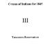 Tuscarora Section of the Population Census of Indian Reservations, 1845