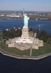 Statue of Liberty from the air