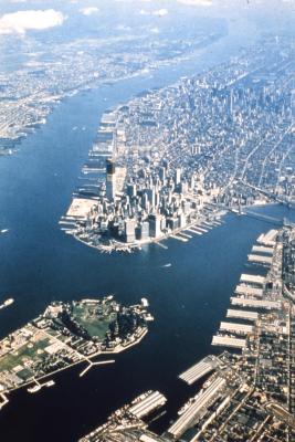 Lower Manhattan from the air