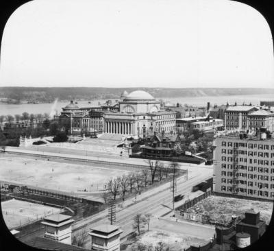 New York. New York City. Columbia University, panorama from St. Luke's Hospital