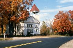 Porter Corners Methodist Church in Saratoga County