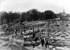 Condition of the work on the new Capitol, Albany, NY. Photograph No. 28. September 2, 1870