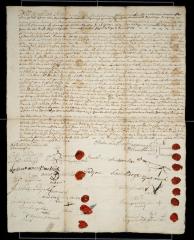 Indian deed to Lewis Morris and others for land south of the Mohawk river, September 6, 1722