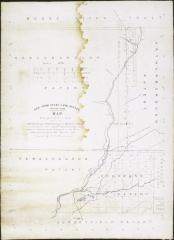 Map Showing the Division Lines between the Arthurborough, Nobleborough and Vrooman Patents, according to the original official survey records