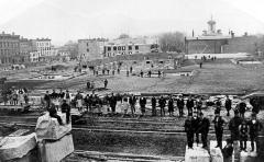 Condition of the work on the new Capitol, Albany, NY. Photograph No. 34. November 22, 1870